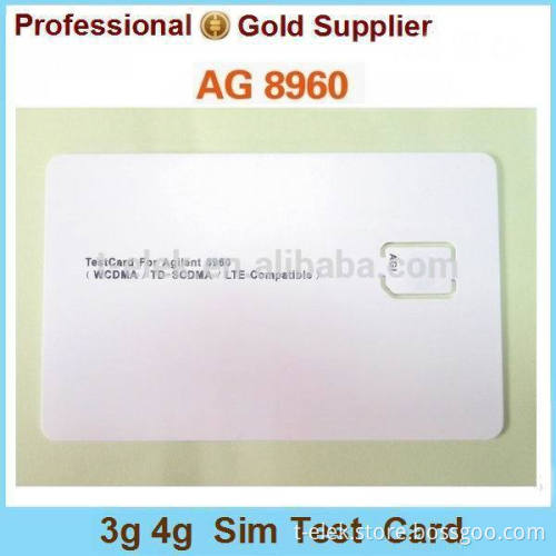 WCDMA Test Card for Agilent 8960 Mobile Phone 3G Test Card